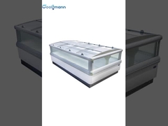 ओपन डेक सुपरमार्केट डिस्प्ले रेफ्रिजरेटर 1900L स्वचालित डिफ्रॉस्ट 2। 05 मीटर ऊंचाई