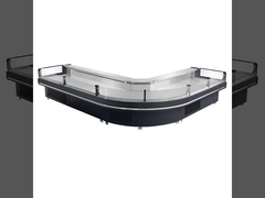 इवेपोरेटर के साथ 700L मल्टीडेक ओपन चिलर सुपरमार्केट शोकेस रेफ्रिजरेटर